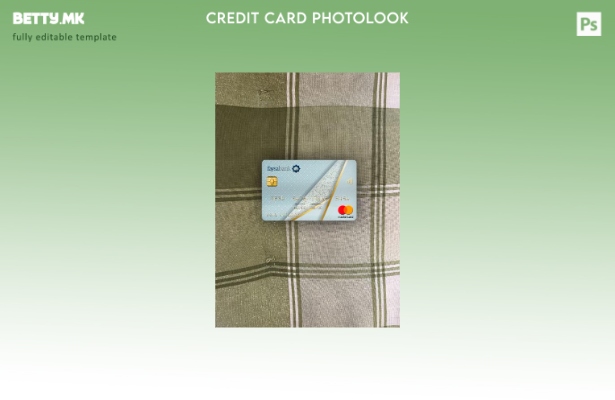 модерен стил Пакистан Faysal банка мастеркард photolook преден шаблон